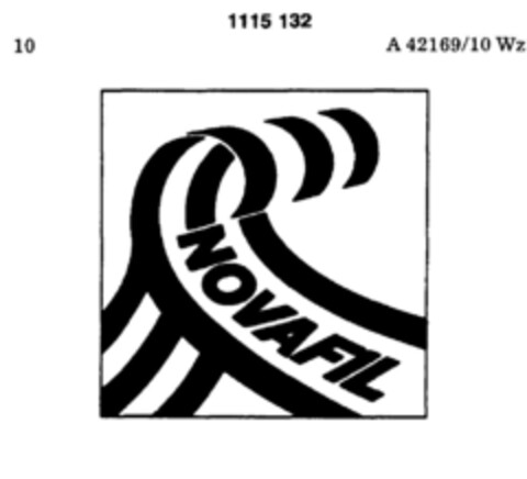 NOVAFIL Logo (DPMA, 05.11.1986)