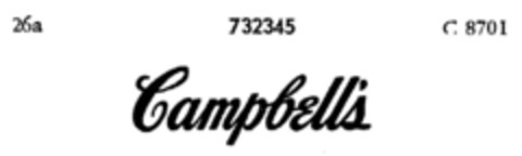 Campbell's Logo (DPMA, 24.02.1959)