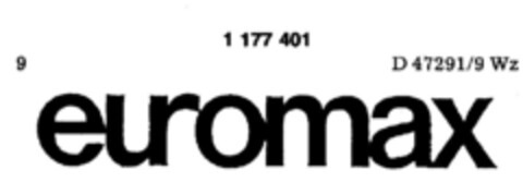 euromax Logo (DPMA, 16.11.1989)
