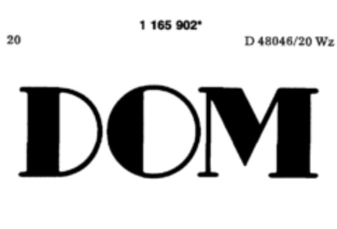 DOM Logo (DPMA, 02.06.1990)