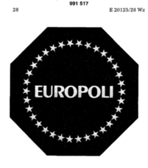 EUROPOLI Logo (DPMA, 21.09.1978)