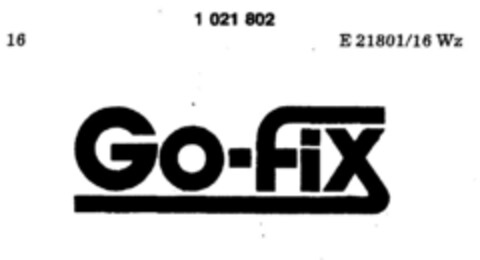 Go-Fix Logo (DPMA, 03.10.1980)