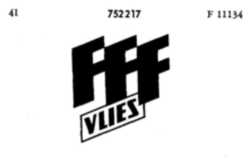 FFF VLIES Logo (DPMA, 04.11.1960)