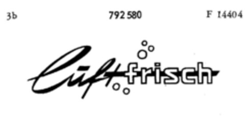 luft-frisch Logo (DPMA, 13.11.1963)