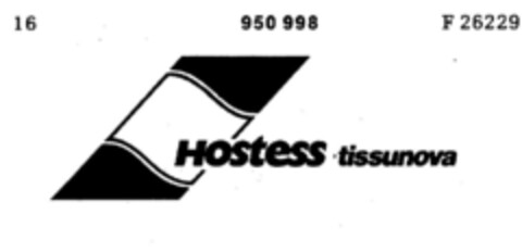 HOSTESS tissunova Logo (DPMA, 14.11.1975)