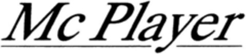 MC PLAYER Logo (DPMA, 09.01.1991)