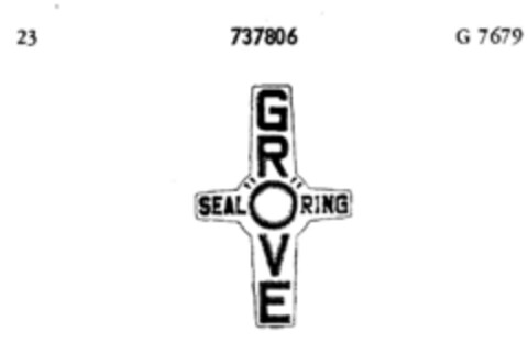 SEAL RING GROVE Logo (DPMA, 19.03.1958)