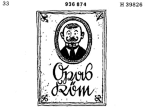 Opas Köm Logo (DPMA, 16.09.1974)