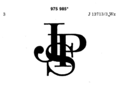 JPS Logo (DPMA, 02.12.1977)