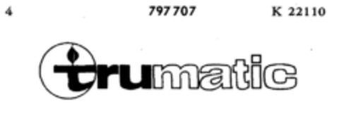 trumatic Logo (DPMA, 18.10.1963)