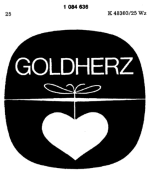 GOLDHERZ Logo (DPMA, 13.04.1985)