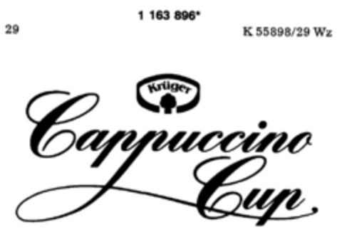 Krüger Cappuccino Cup Logo (DPMA, 29.03.1990)