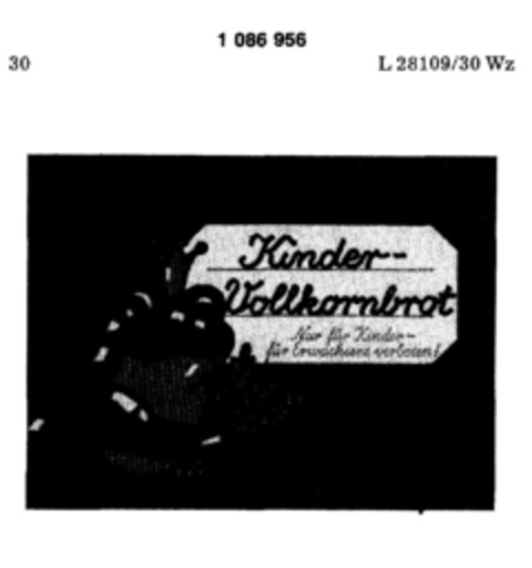 PEMA Vollwertbrote Kinder-Vollkornbrot Logo (DPMA, 04.04.1985)