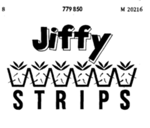 Jiffy STRIPS Logo (DPMA, 11/12/1962)