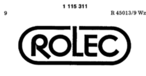 ROLEC Logo (DPMA, 12.01.1987)