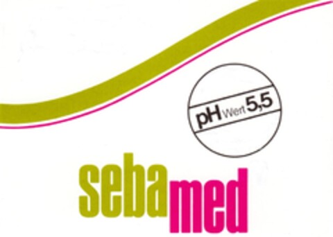 seba med pH Wert 5,5 Logo (DPMA, 11/27/1984)