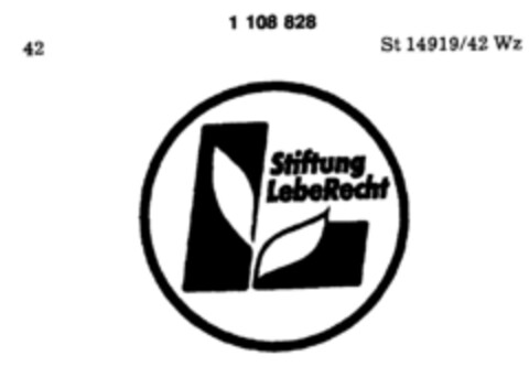 Stiftung LebeRecht Logo (DPMA, 11/10/1986)