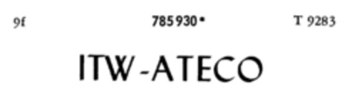 ITW-ATECO Logo (DPMA, 03.12.1963)