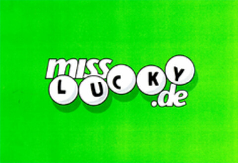 miss LUCKY.de Logo (DPMA, 30.09.2000)