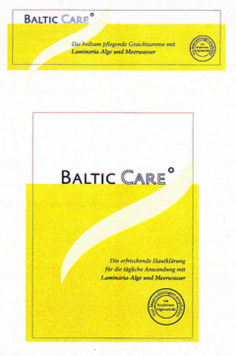 BALTIC CARE Logo (DPMA, 03.01.2002)