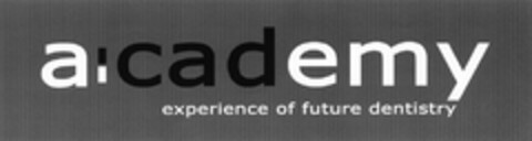 a:cademy experience of future dentistry Logo (DPMA, 07.02.2008)