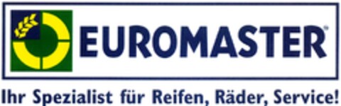 EUROMASTER Ihr Spezialist für Reifen, Räder, Service! Logo (DPMA, 20.08.2008)