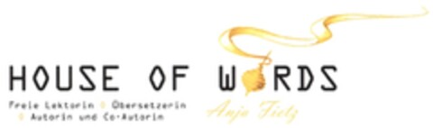 HOUSE OF WORDS Anja Fietz Logo (DPMA, 20.05.2009)