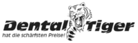 DENTAL TIGER hat die schärfsten Preise! Logo (DPMA, 21.09.2010)