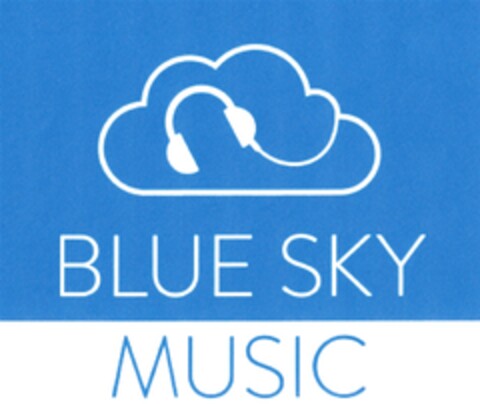 BLUE SKY MUSIC Logo (DPMA, 25.05.2013)