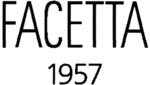 FACETTA 1957 Logo (DPMA, 29.10.2013)