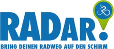 RADAR! BRING DEINEN RADWEG AUF DEN SCHIRM Logo (DPMA, 16.05.2014)