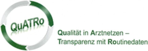 QuATRo Qualität in Arztnetzen - Transparenz mit Routinedaten Logo (DPMA, 09.01.2015)