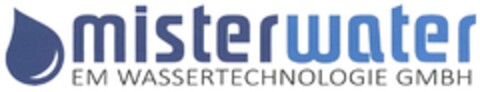 misterwater EM WASSERTECHNOLOGIE GMBH Logo (DPMA, 04.06.2016)