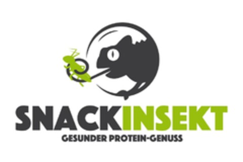 SNACKINSEKT GESUNDER PROTEIN-GENUSS Logo (DPMA, 13.12.2017)