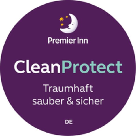Premier Inn CleanProtect Traumhaft sauber & sicher DE Logo (DPMA, 16.07.2020)