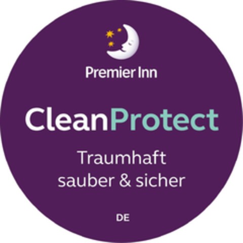 Premier Inn CleanProtect Traumhaft sauber & sicher DE Logo (DPMA, 07/16/2020)