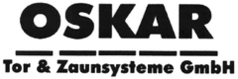 OSKAR Tor & Zaunsysteme GmbH Logo (DPMA, 04/12/2021)