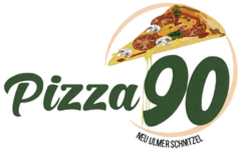 Pizza 90 NEU ULMER SCHNITZEL Logo (DPMA, 02.09.2021)