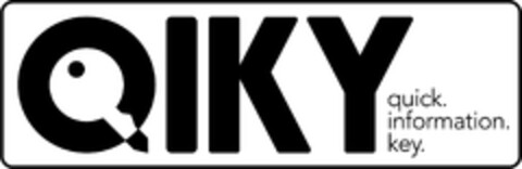 QIKY quick. information. key. Logo (DPMA, 02.12.2021)