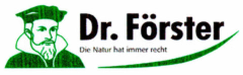 Dr. Förster Die Natur hat immer recht Logo (DPMA, 01/21/2002)