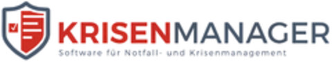 KRISENMANAGER Software für Notfall- und Krisenmanagement Logo (DPMA, 17.05.2024)