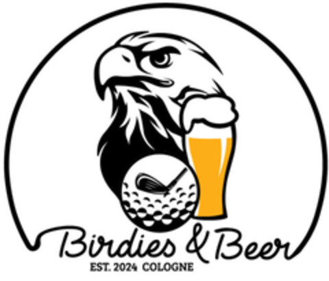 Birdies & Beer EST. 2024 COLOGNE Logo (DPMA, 21.08.2024)