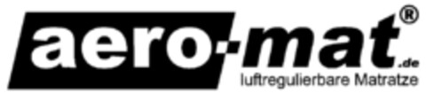 aero-mat.de luftregulierbare Matratze Logo (DPMA, 07/16/2002)