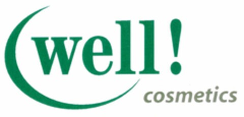 well! cosmetics Logo (DPMA, 09/15/2003)