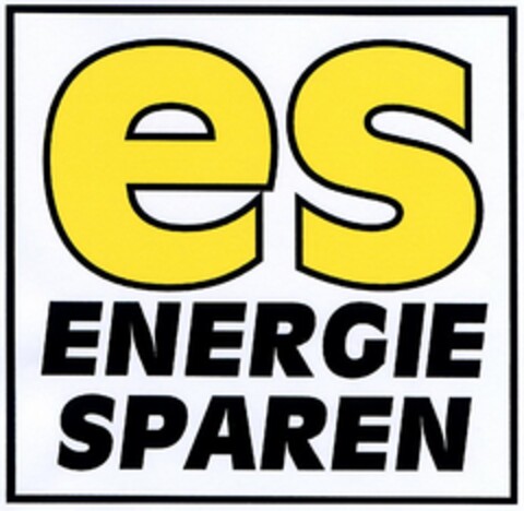 es ENERGIE SPAREN Logo (DPMA, 29.04.2004)