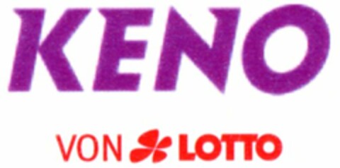 KENO VON LOTTO Logo (DPMA, 14.03.2005)