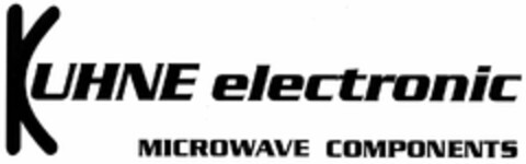 KUHNE electronic MICROWAVE COMPONENTS Logo (DPMA, 31.08.2005)