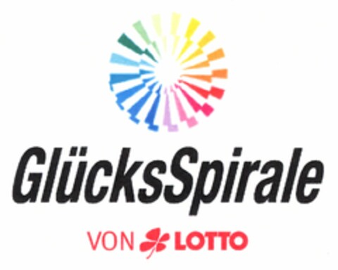 GlücksSpirale VON LOTTO Logo (DPMA, 05.07.2005)