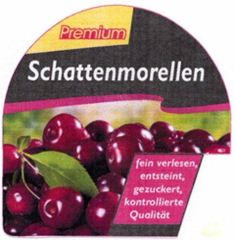 Premium Schattenmorellen Logo (DPMA, 16.09.2005)