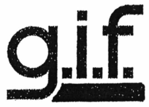 g.i.f. Logo (DPMA, 23.11.2005)